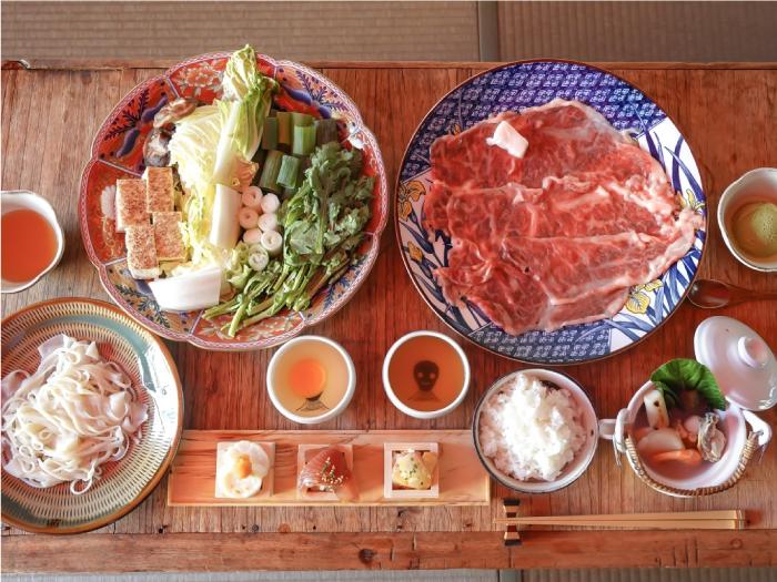 sukiyaki course